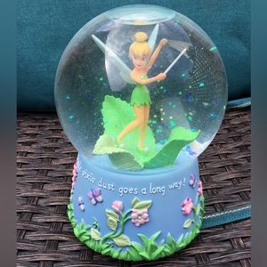 Disney Tinkerbell Snowglobe 5.5" Beethoven Fur Elise Musical Water Globe